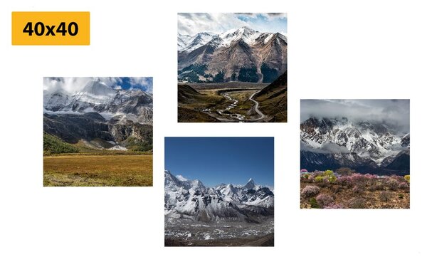 Set di quadri – Per gli amanti delle montagne