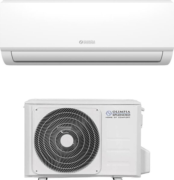 OLIMPIA SPLENDID Climatizzatore 10000 Btu Inverter Monosplit Condizionatore con Pompa di Calore Classe A++/A+ R32 Wifi (Unit Interna + Unit Ester