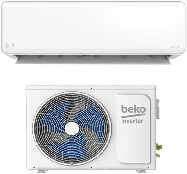 Beko Climatizzatore 9000 Btu /h Inverter Monosplit Condizionatore con Pompa di Calore Classe A++/A+ Gas R32 Wi-Fi (Unit Interna + Unit Esterna) -