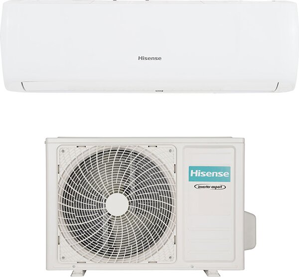 Hisense Climatizzatore 12000 Btu Inverter Monosplit Condizionatore con Pompa di Calore Classe A+++/A++ R32 (Unit Interna + Unit Esterna) - CJXR12