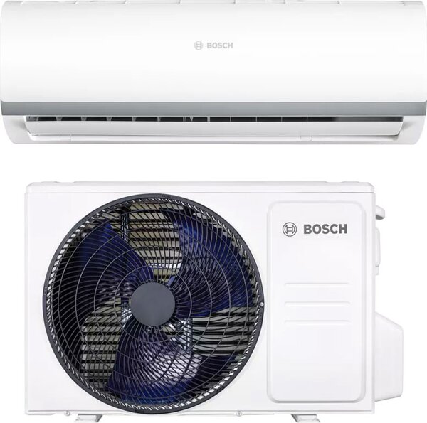 Bosch Climatizzatore 12000 Btu /h Inverter Monosplit Condizionatore con Pompa di Calore Classe A++/A+ Gas R32 (Unit Interna + Unit Esterna) color