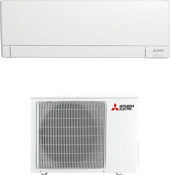 MITSUBISHI Climatizzatore 12000 Btu Inverter Monosplit Condizionatore con Pompa di Calore Classe A+++/A++ R32 Wifi (Unit Interna + Unit Esterna) 