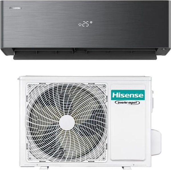 Hisense Climatizzatore 12000 Btu Inverter Monosplit Condizionatore con Pompa di Calore Classe A+++/A+++ Wi-Fi R32 (Unit Interna + Unit Esterna) -