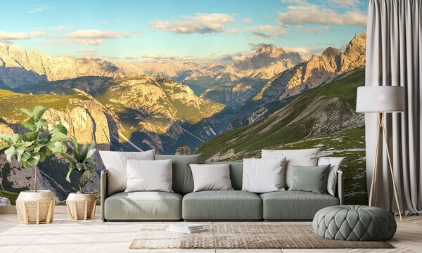 Carta da parati – Vista sulle montagne
