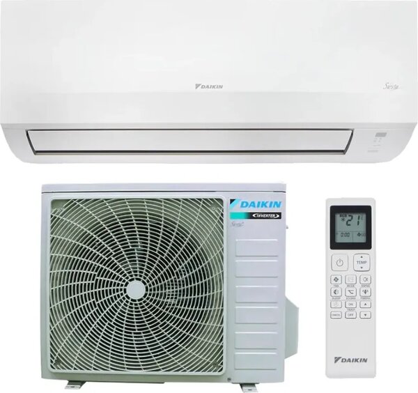 Daikin Climatizzatore 9000 Btu Inverter Monosplit Condizionatore con Pompa di Calore Classe A++/A+ Gas R32 Wi-Fi (Unit Interna + Unit Esterna) - 