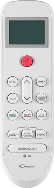 Candy Climatizzatore 12000 Btu Inverter Monosplit Condizionatore con Pompa di Calore Classe A++/A+ Wi-Fi (Unit Interna + Unit Esterna) - CY-12TAI