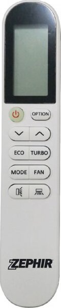 Zephir Climatizzatore 12000 Btu Inverter Monosplit Condizionatore con Pompa di Calore Classe A++/A+ R32 Wifi (Unit Interna + Unit Esterna) - ZTQ1