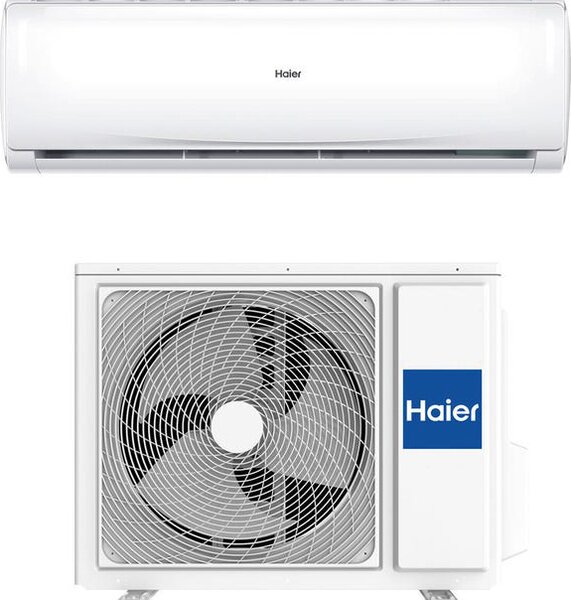 Haier Climatizzatore 12000 Btu Inverter Monosplit Condizionatore con Pompa di Calore Classe A++/A++ (Unit Interna + Unit Esterna) - HAS12TAAIN + 