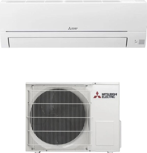 MITSUBISHI Climatizzatore 15000 Btu Inverter Monosplit Condizionatore con Pompa di Calore Classe A++/A+ R32 (Unit Interna + Unit Esterna) - MSZ-H