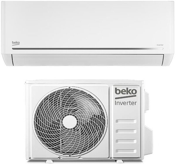 Beko Climatizzatore 24000 Btu /h Inverter Monosplit Condizionatore con Pompa di Calore Classe A++/A+ Gas R32 Wi-Fi (Unit Interna + Unit Esterna) 