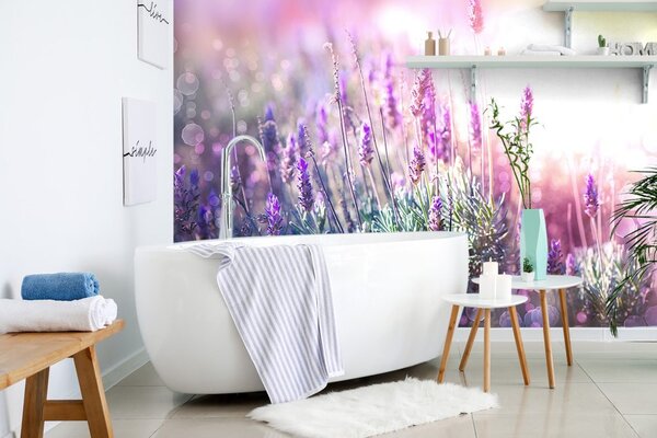 Carta da parati – Fiori magici di lavanda