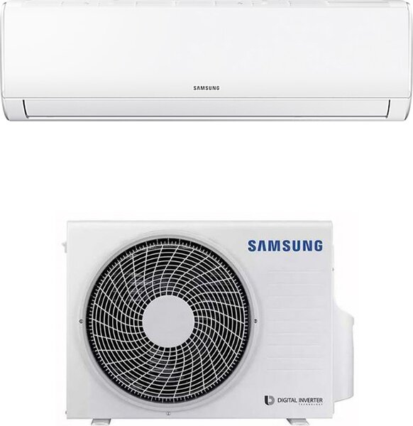 Samsung Climatizzatore 18000 Btu Inverter Monosplit Condizionatore con Pompa di Calore Classe A++/A+ R32 (Unit Interna + Unit Esterna) - AR24BXHQ