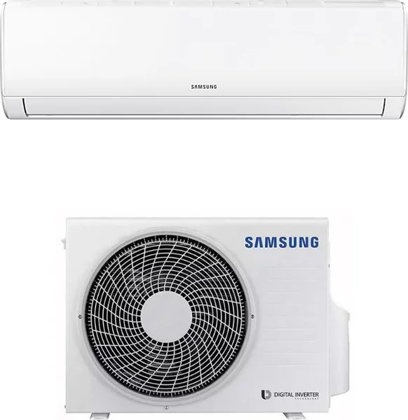 Samsung Climatizzatore 18000 Btu Inverter Monosplit Condizionatore con Pompa di Calore Classe A++/A+ R32 (Unit Interna + Unit Esterna) - AR24BXHQ