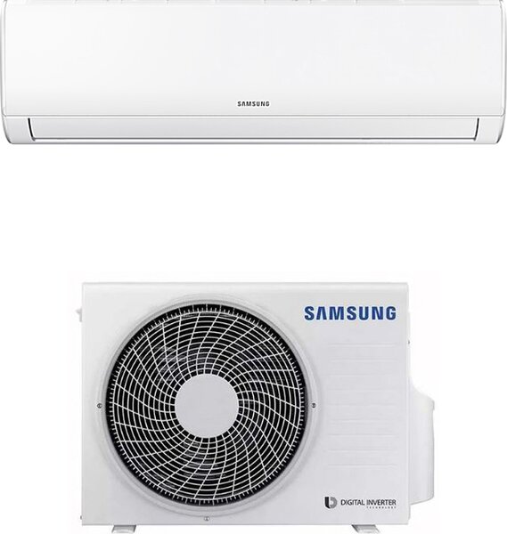 Samsung Climatizzatore 18000 Btu Inverter Monosplit Condizionatore con Pompa di Calore Classe A++/A+ R32 (Unit Interna + Unit Esterna) - AR18BXHQ