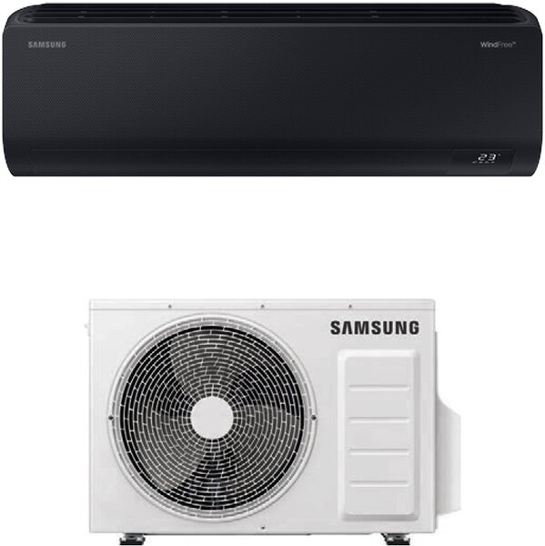 Samsung Climatizzatore 7000 btu Inverter Monosplit Condizionatore con Pompa di Calore Gas R32 WIFI Classe A+++/A++ F-AR07BLK (Unit Interna + Unit