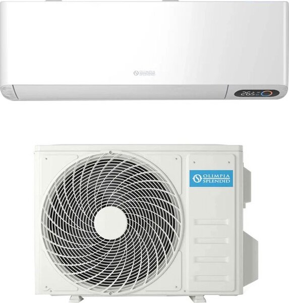 OLIMPIA SPLENDID Climatizzatore 9000 Btu Inverter Monosplit Condizionatore con Pompa di Calore Classe A+++/A++ R32 (Unit Interna + Unit Esterna) 