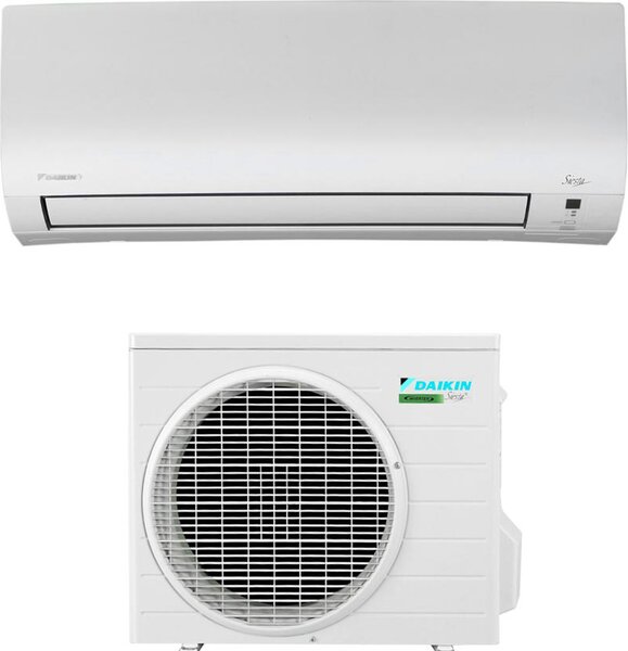 Daikin Climatizzatore 9000 Btu Inverter Monosplit Condizionatore con Pompa di Calore Classe A++ /A++ R32 (Unit Interna+ Unit Esterna) Avorio - AT