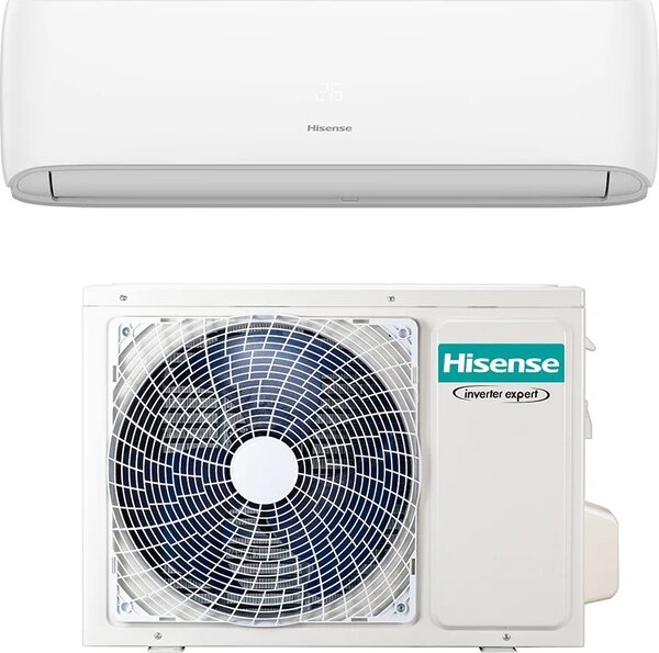 Hisense Climatizzatore 9000 Btu /h Inverter Monosplit Condizionatore con Pompa di Calore Classe A++/A+ WiFi Gas R32 (Unit Interna + Unit Esterna)