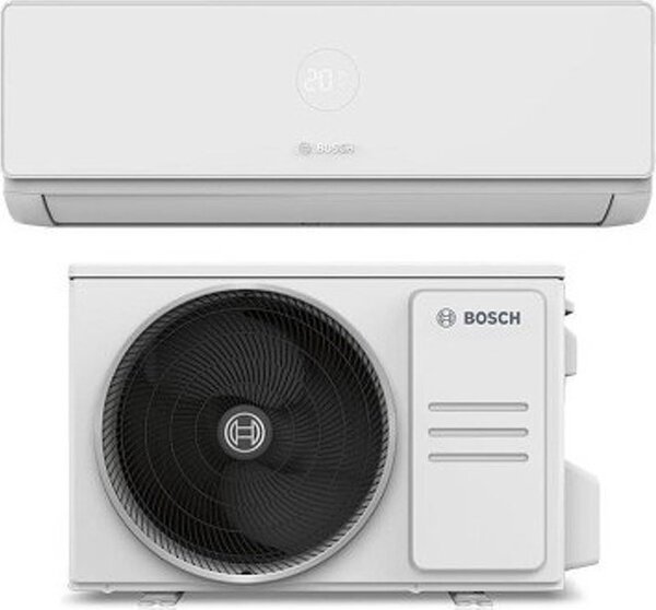 Bosch Climatizzatore 9000 Btu /h Inverter Monosplit Condizionatore con Pompa di Calore Classe A++/A++ Gas R32 (Unit Interna + Unit Esterna) - 773