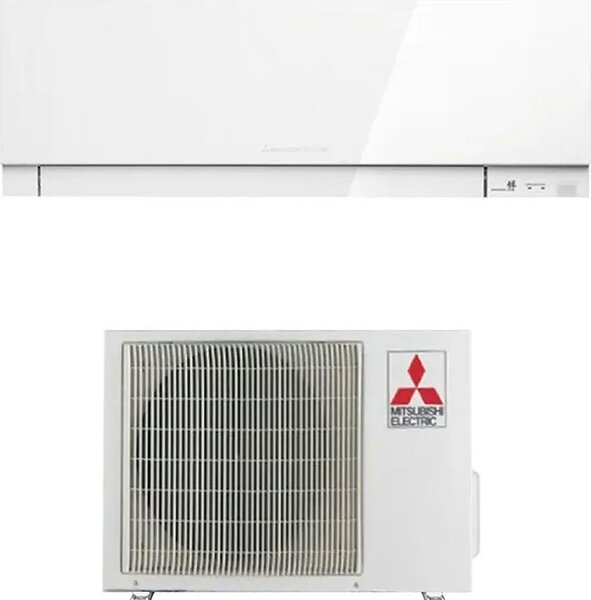 MITSUBISHI Climatizzatore 9000 Btu Inverter Monosplit Condizionatore con Pompa di Calore Classe A+++/A++ Gas R32 (Unit Interna + Unit Esterna) MS