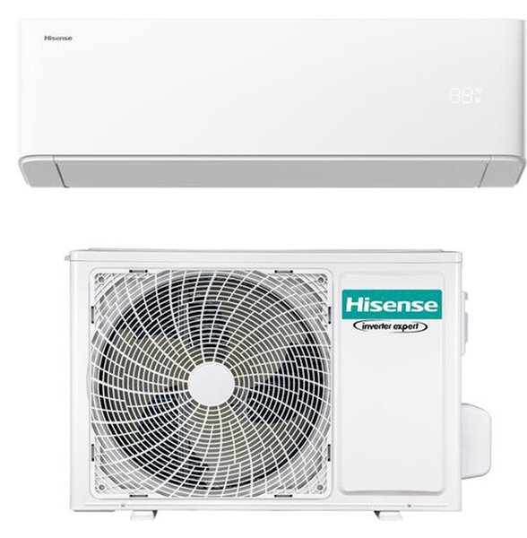 Hisense Climatizzatore 9000 Btu Inverter Monosplit Condizionatore con Pompa di Calore Classe A+++/A++ R32 Wi-Fi (Unit Interna + Unit Esterna) - A