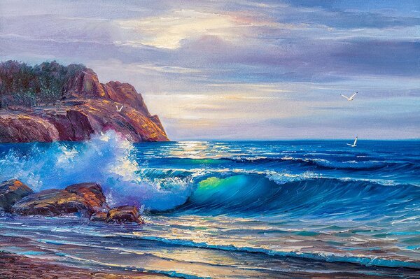 Carta da parati – Mattina sul mare