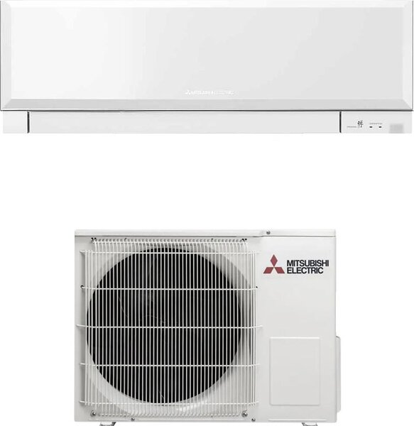 MITSUBISHI Climatizzatore 9000 Btu Inverter Monosplit Condizionatore con Pompa di Calore Classe A+++/A++ R32 Wifi Bianco (Unit Interna + Unit Est