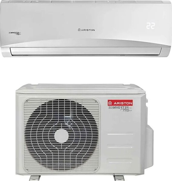 Ariston Climatizzatore 9000 Btu Inverter Monosplit Condizionatore con Pompa di Calore Classe A++/A+ (Unit Interna + Unit Esterna) - 3381254 + 338