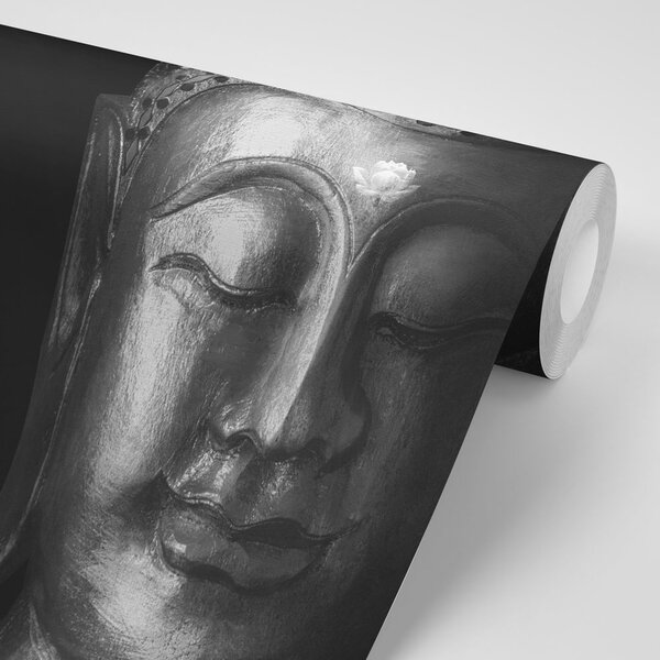 Carta da parati – Divino Buddha bianco e nero