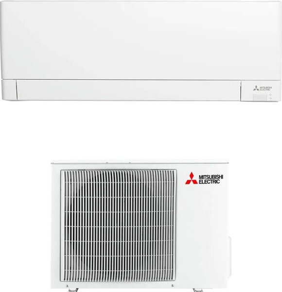 MITSUBISHI Climatizzatore 9000 Btu Inverter Monosplit Condizionatore con Pompa di Calore Classe A++/A+ (Unit Interna + Unit Esterna) - MSZ- AY25V