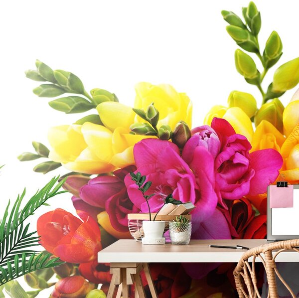 Carta da parati – Bouquet di fresie