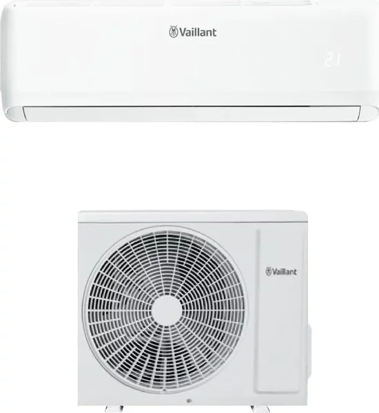 Vaillant Climatizzatore 9000 Btu Inverter Monosplit Condizionatore con Pompa di Calore Classe A++/A+ Gas R32 WIFI (Unit Interna + Unit Esterna) V