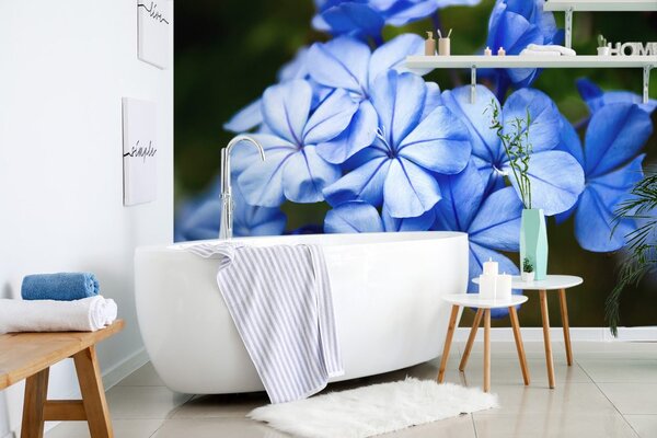 Carta da parati – Fiori selvatici blu