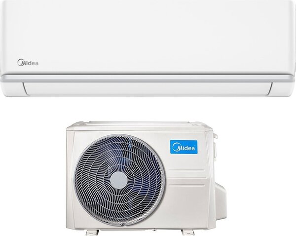 MIDEA Climatizzatore 9000 Btu Inverter Monosplit Condizionatore con Pompa di Calore Classe A++/A+ R32 (Unit Interna + Unit Esterna) - MSAGSAU-09H