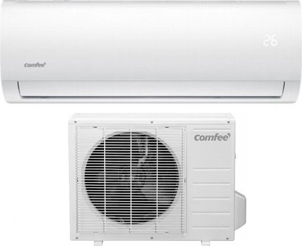 Comfee Climatizzatore 9000 Btu Inverter Monosplit Condizionatore con Pompa di Calore Classe A++/A+ R32 (Unit Interna + Unit Esterna) - CF-CFW09A 