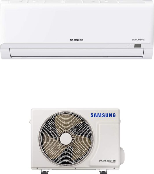 Samsung Climatizzatore 9000 Btu Inverter Monosplit Condizionatore con Pompa di Calore Classe A++/A+ R32 (Unit Interna + Unit Esterna) - F-AR09MLB