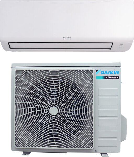 Daikin Climatizzatore 9000 Btu Inverter Monosplit Condizionatore con Pompa di Calore Classe A++/A+ R32 (Unit Interna + Unit Esterna) - FTXC25D + 