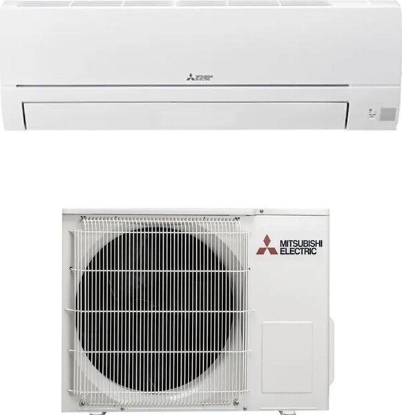 MITSUBISHI Climatizzatore 9000 Btu Inverter Monosplit Condizionatore con Pompa di Calore Classe A++/A+ R32 (Unit Interna + Unit Esterna) - MSZ-HR