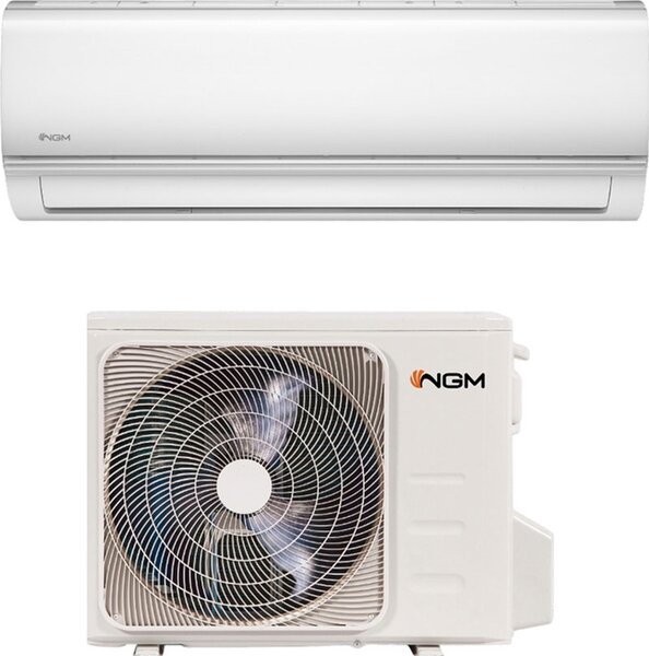 Ngm Climatizzatore 9000 Btu Inverter Monosplit Condizionatore con Pompa di Calore Classe A++/A+ R32 (Unit Interna + Unit Esterna) CFN26AF5 + CFN2