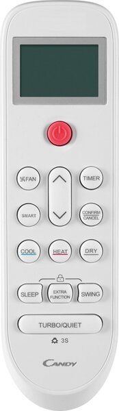 Candy Climatizzatore 9000 Btu Inverter Monosplit Condizionatore con Pompa di Calore Classe A++/A+ Wifi R32 (Unit Interna + Unit Esterna) - CY-09T