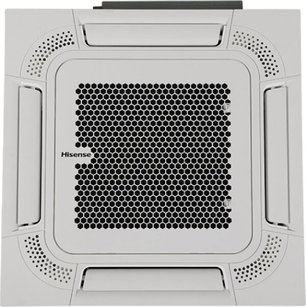 Hisense Climatizzatore a Cassetta 4 Vie 18000 btu Monosplit Condizionatore con Pompa di Calore Classe A++/A+ Pannello e Comando Wireless Incluso (U