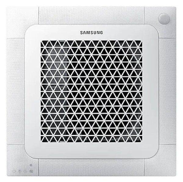 Samsung Climatizzatore a Cassetta 4 Vie Mini 12000 btu Monosplit Condizionatore con Pompa di Calore Classe A++/A+ (Unit Interna + Unit Esterna) c