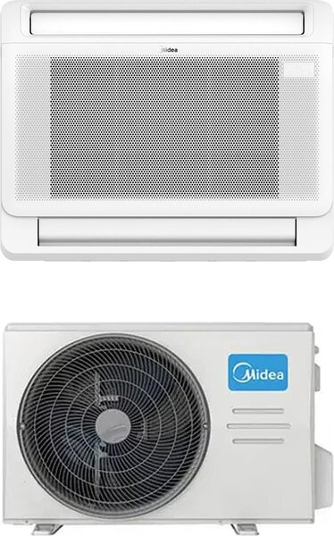 MIDEA Climatizzatore a Console 12000 Btu Inverter Monosplit Condizionatore con Pompa di Calore Classe A++/A+ Gas R32 (Unit Interna + Unit Esterna