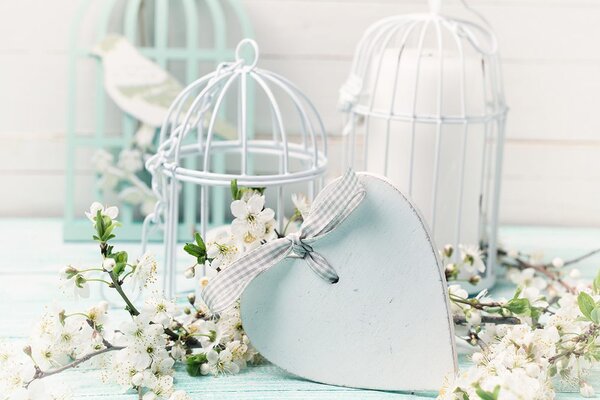 Carta da parati – Natura morta romantica in stile vintage