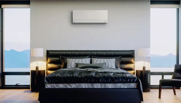 MITSUBISHI Climatizzatore Dual Split Inverter 12000 + 12000 Btu Condizionatore con Pompa di Calore Classe A+++/A++ (Unit Interna + Unit Esterna )