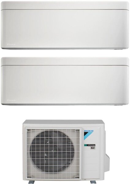 Daikin Climatizzatore Dual Split Inverter 9000+9000 Btu Condizionatore con Pompa di Calore Classe A++/A++ Gas R32 Wifi (Unit Interna + Unit Ester