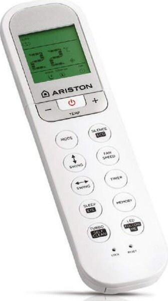 Ariston Climatizzatore Dual Split Inverter 9000 + 12000 Btu Condizionatore con Pompa di Calore Classe A+/A Gas R32 (Unit Interna + Unit Esterna) 