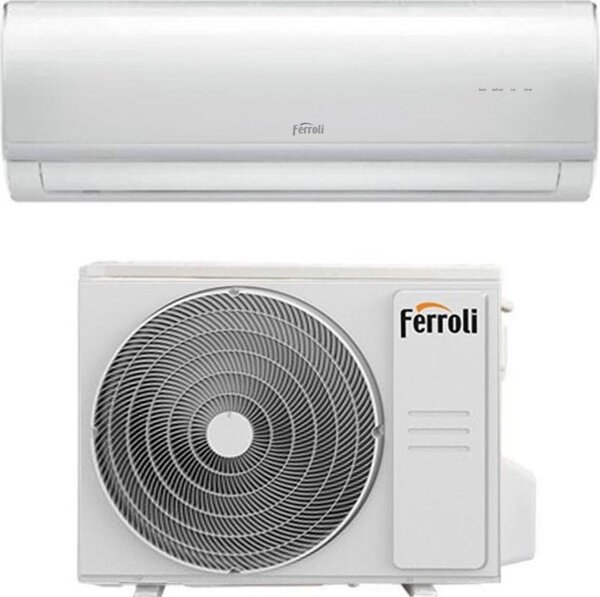 Ferroli Climatizzatore Inverter Monosplit 24000 Btu Condizionatore con Pompa di Calore Classe A++/A+ Wi-Fi (Unit Interna + Unit Esterna ) - 2CP00