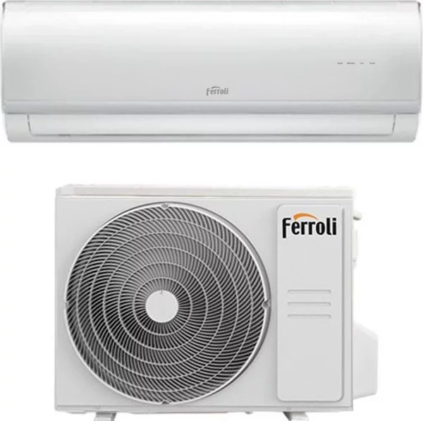Ferroli Climatizzatore Inverter Monosplit 24000 Btu Condizionatore con Pompa di Calore Classe A++/A+ Wi-Fi (Unit Interna + Unit Esterna ) - 2CP00