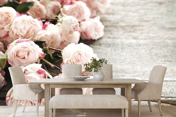 Carta da parati – Rose romantiche